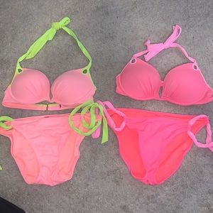 TWO Victoria Secret bathing suit sets